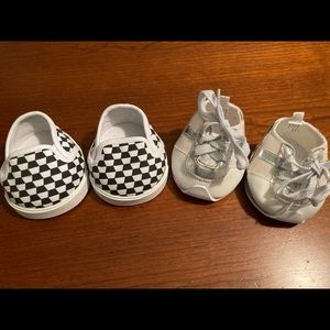 2 pairs of Build-a-Bear shoes